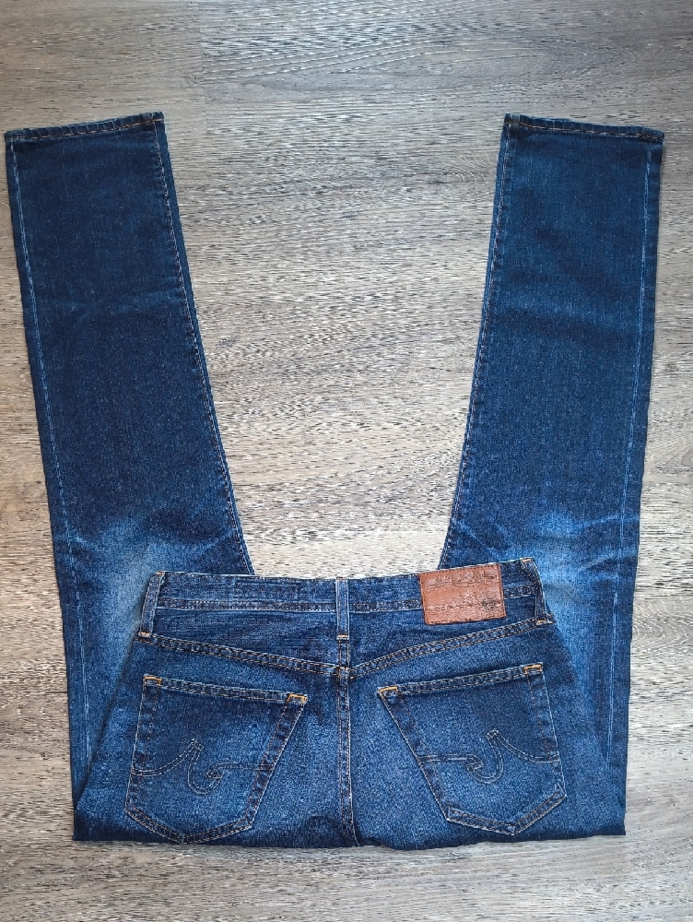 sac359 The Everette Slim Straight w/33" Inseam AG-ed Denim Jeans - Picture 2 of 5